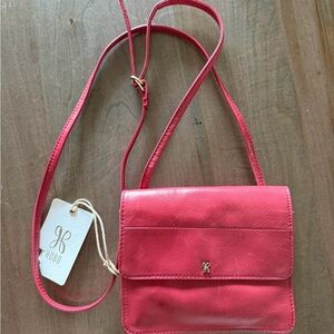 HOBO Pink Leather Crossbody Bag